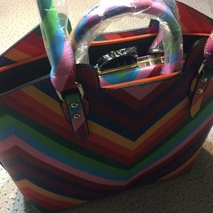 Brand new colorful purse set of 2